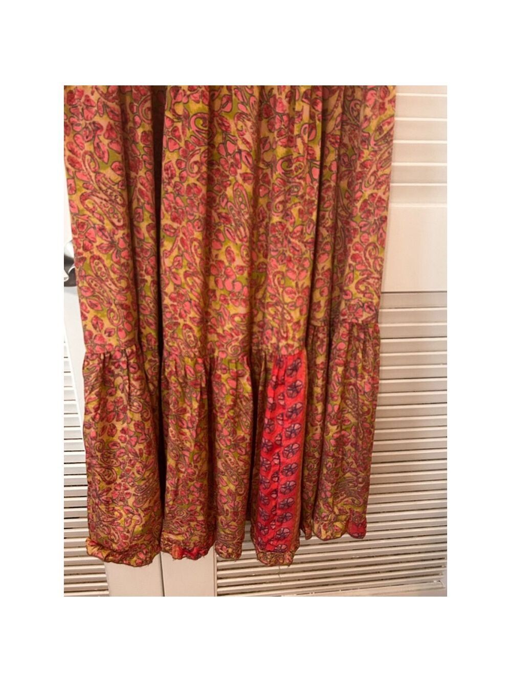 Karma Highway Pink Floral Boho Maxi Dress One Size Gypsy Style - Picture 8 of 13
